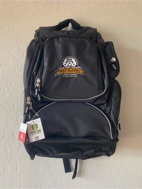 NWT Antigua College Football Championship Black Golf Classic Backpack